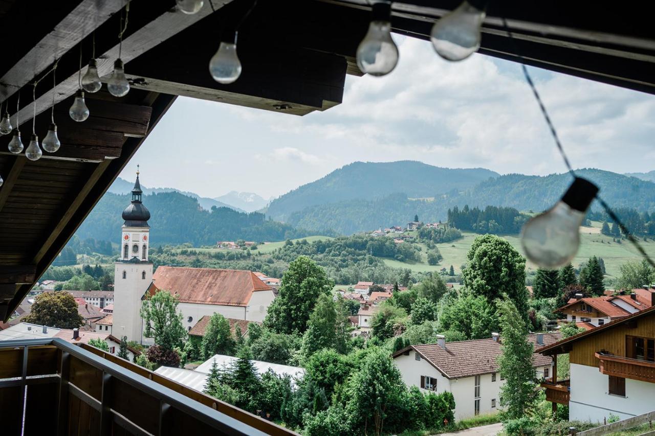 Ferienwohnung - Haus Am Sonnenhang Wertach Bagian luar foto