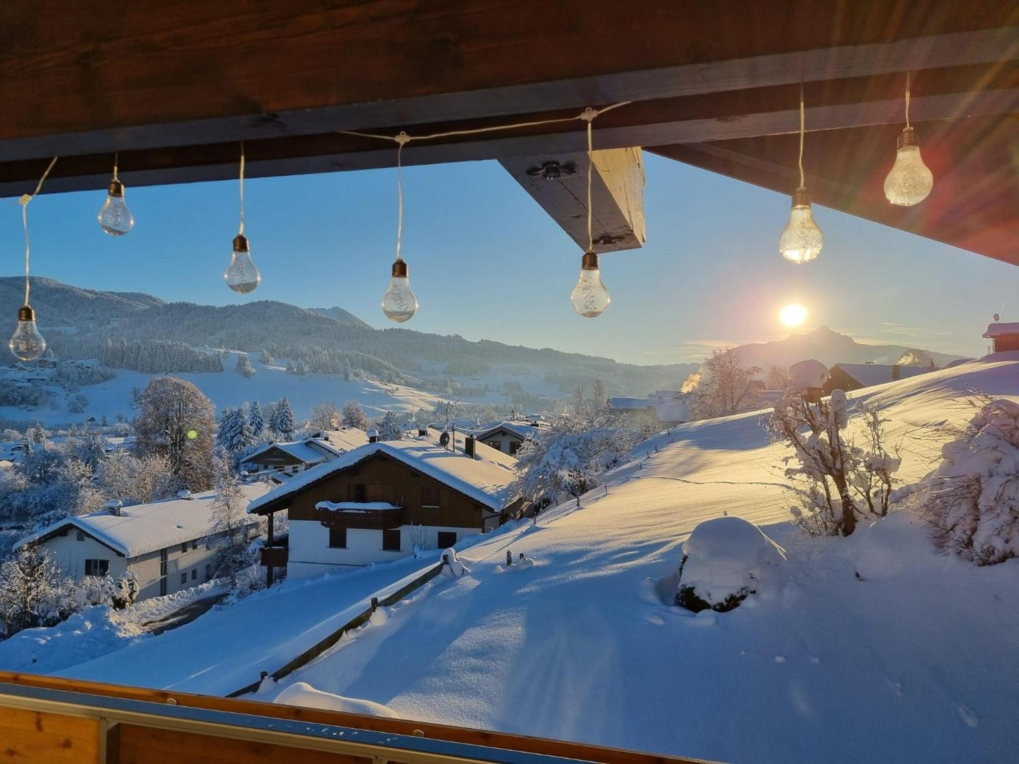 Ferienwohnung - Haus Am Sonnenhang Wertach Bagian luar foto